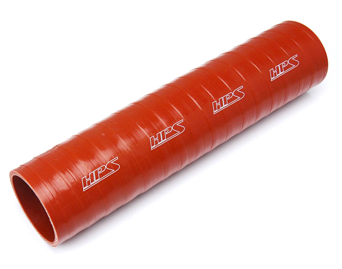 HPS 5" ID, 1 Foot Length, Silicone Straight Coupler Tube Hose, Ultra High Temp 4-ply Aramid Reinforced, Max. Temperature: 500F, 127mm ID