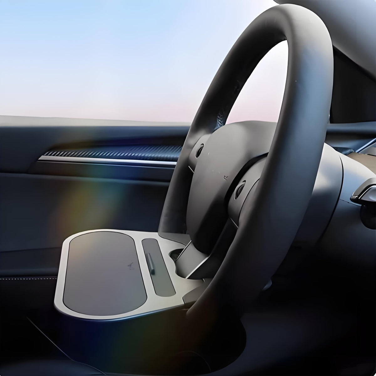 Tesery Steering Wheel Mini Tray for Tesla Model 3/Y