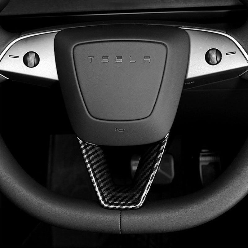 Tesery Steering wheel V-cover for Model 3 Highland & Model Y Juniper