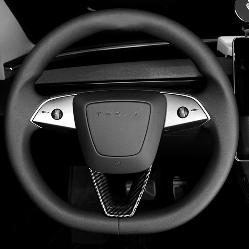 Tesery Steering wheel V-cover for Model 3 Highland & Model Y Juniper