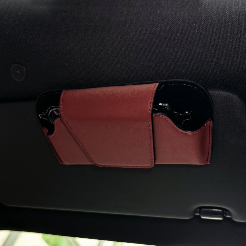 Tesery Sun Visor Glasses Case for Tesla