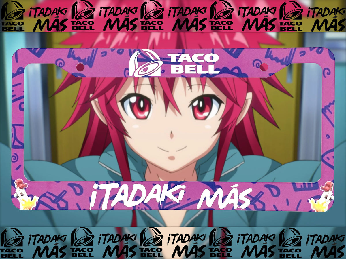 Taco Bell Meme License Plate Frame
