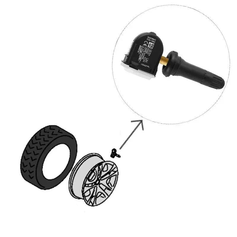 EVSTITAN Specific Built-In Tire Pressure Sensor for Geely
