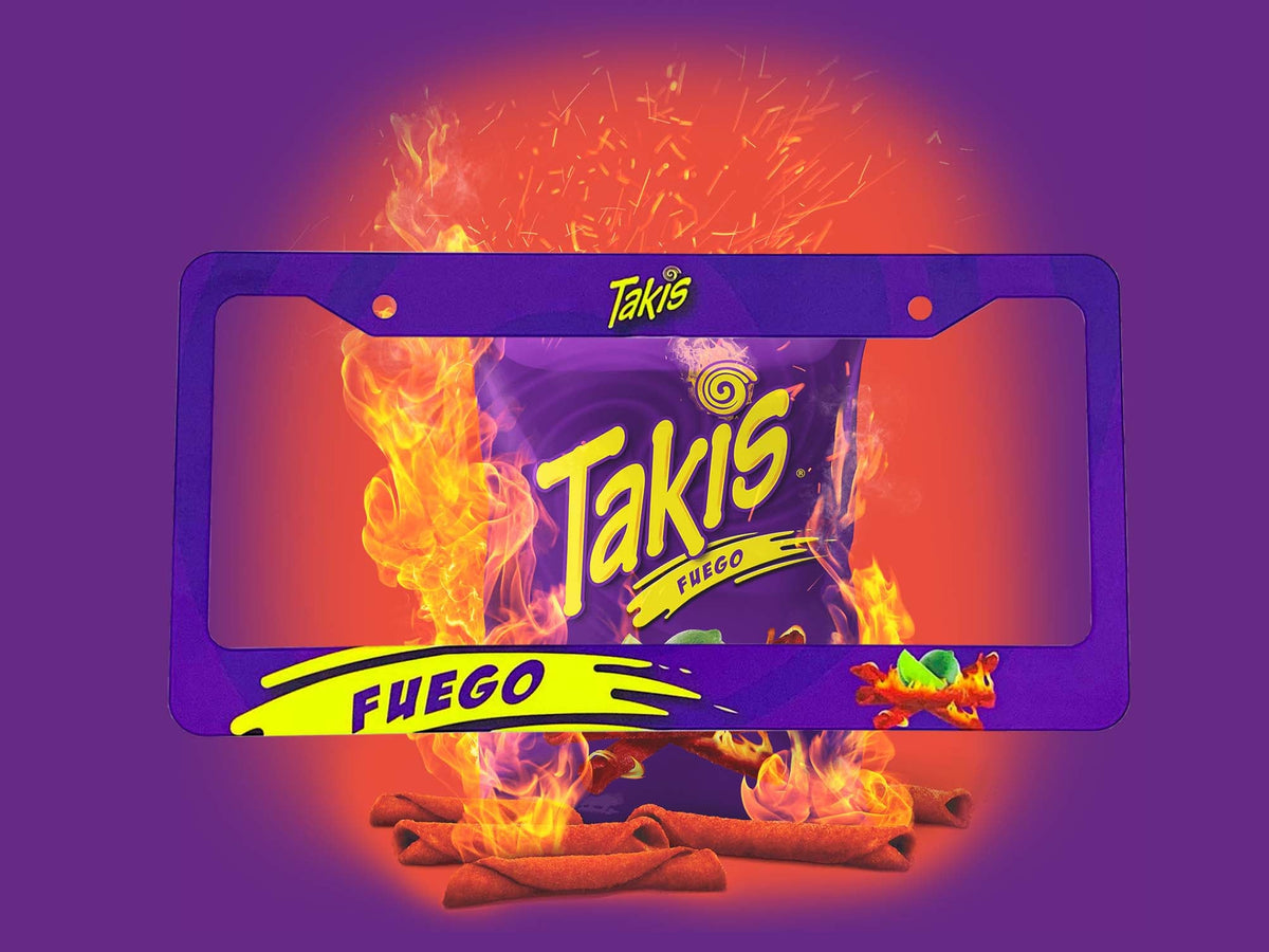 Takis License Plate Frame