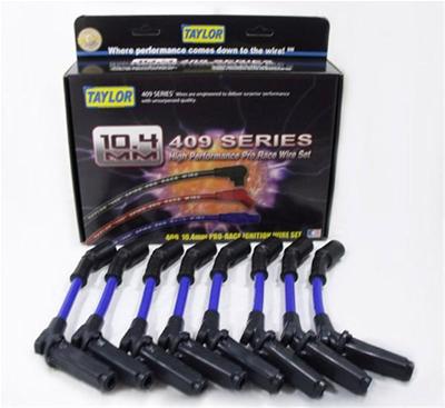 Taylor Cable Taylor 409 Pro Race Spiro-Wound 10.4mm Spark Plug Wires - 79606