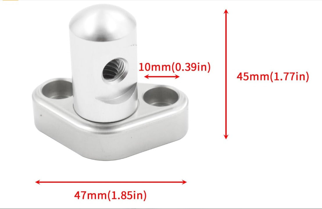 Bull Boost Throttle Cable Bracket Single Stud 00-04 GM LS1 Compatible Throttle Body with 3" Linkage Cam