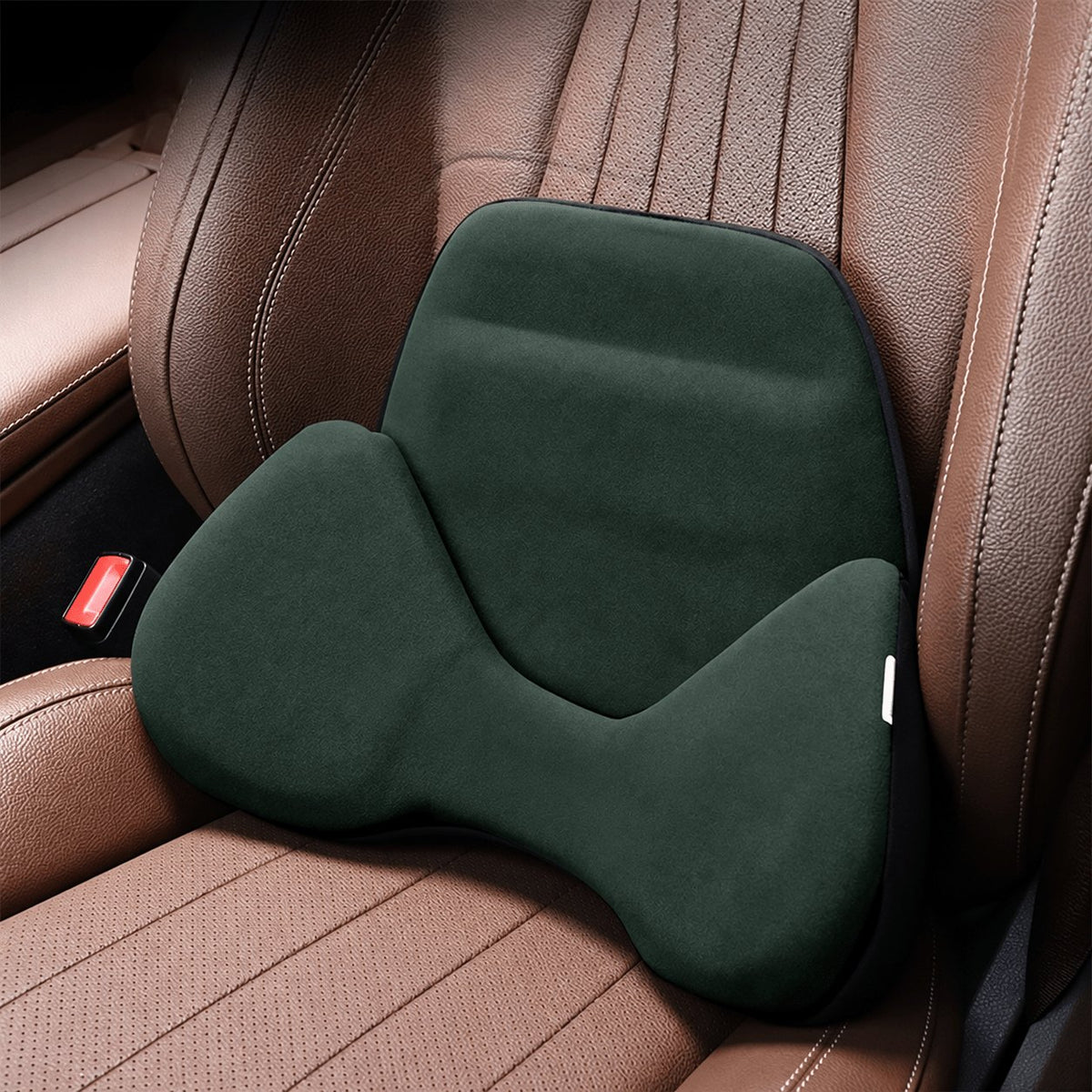 Tesery Ergonomic All Weather Alcantara Lumbar Support Pillow for Tesla