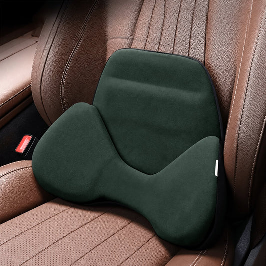 Tesery Ergonomic All Weather Alcantara Lumbar Support Pillow for Tesla