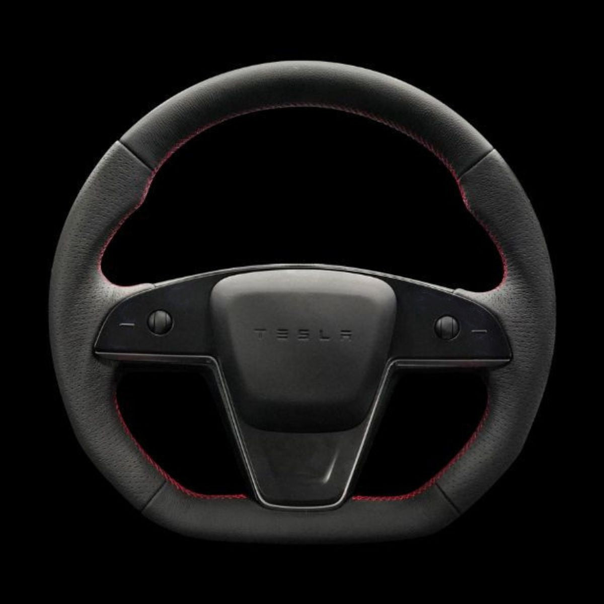 Teskay Plaid Round Steering Wheel Replacement for Tesla Model S / X 2021-2025 - image 3