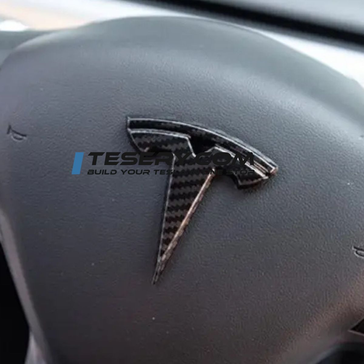 Tesery Tesla Logo "T" Emblem for Model 3 / Y (Set of 3)
