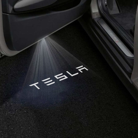 Tesla Model Y Juniper Premium Door Puddle Lights Various Designs 2025–2026