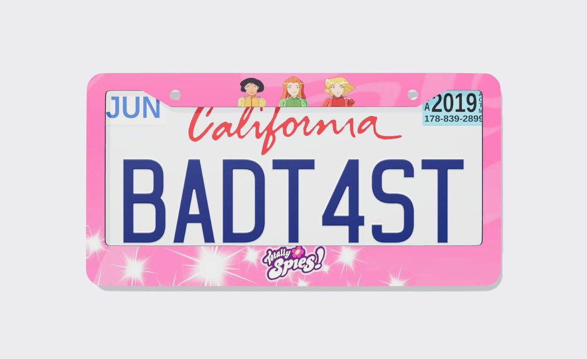 Totally Spies License Plate Frame