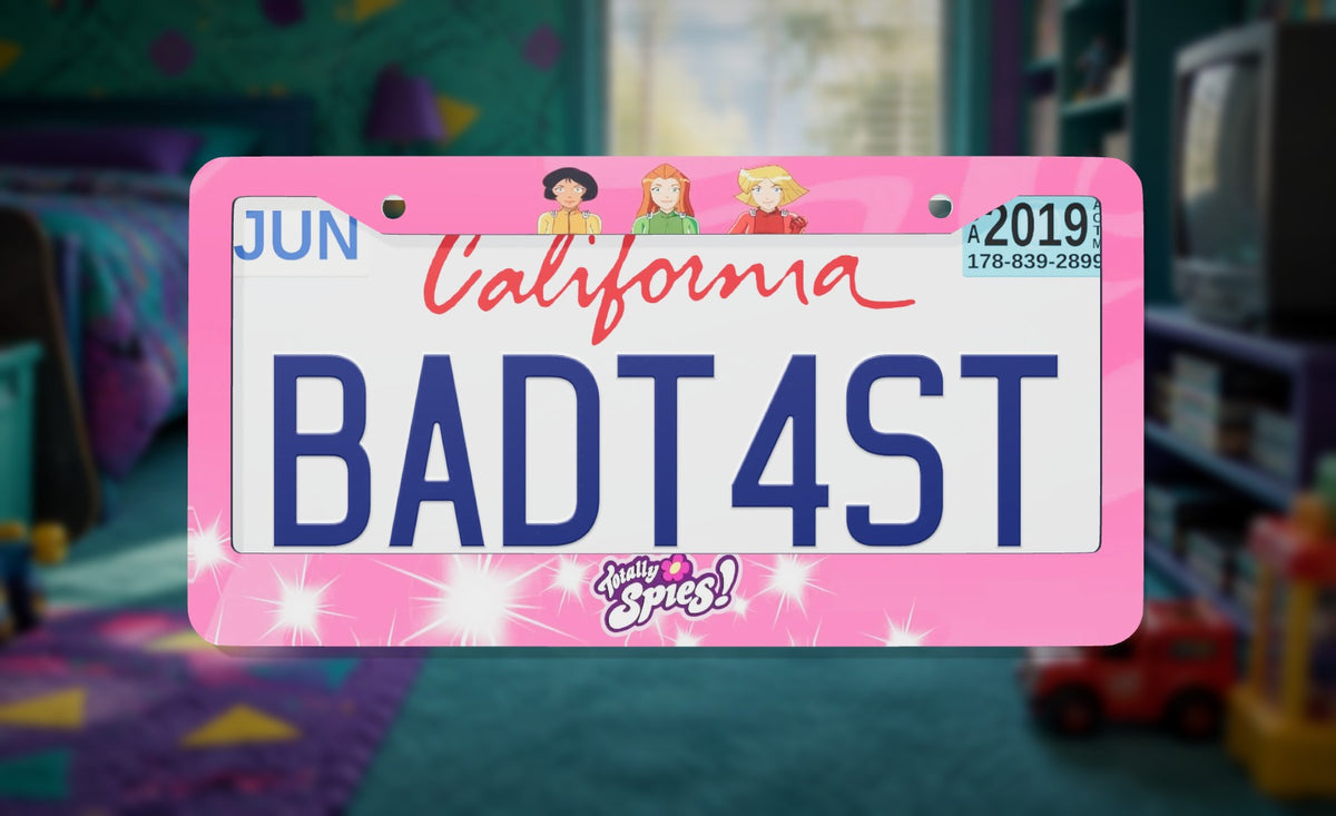 Totally Spies License Plate Frame