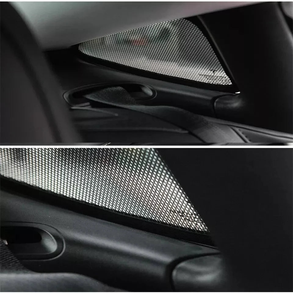 Tesery Triangular Window Shades for Tesla Model Y/3
