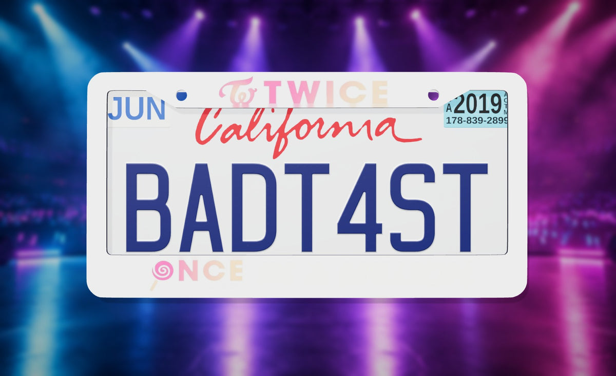 Twice Once Kpop License Plate Frame