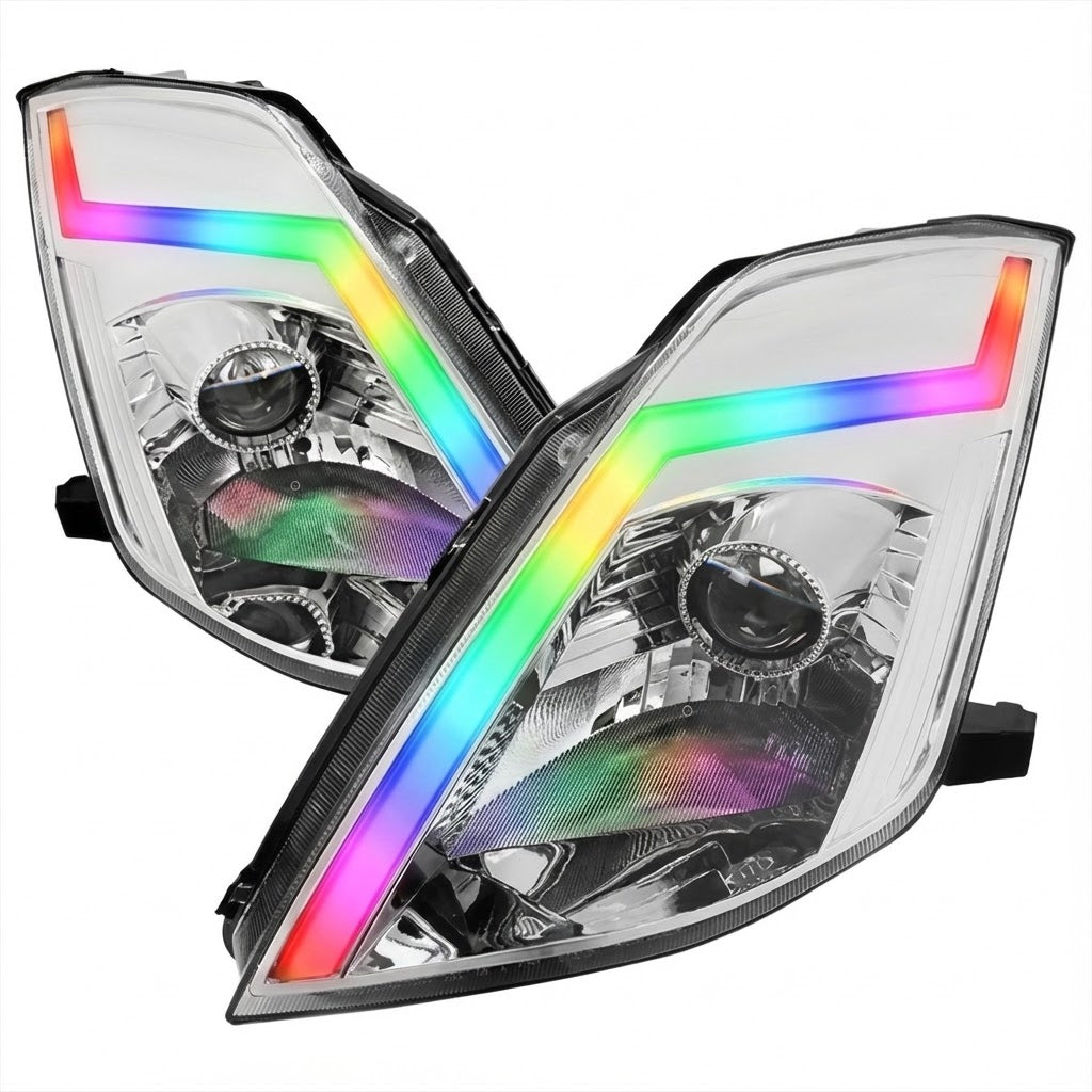 NTXGlow RGB Projector Headlights (2003–2005 Nissan 350Z)