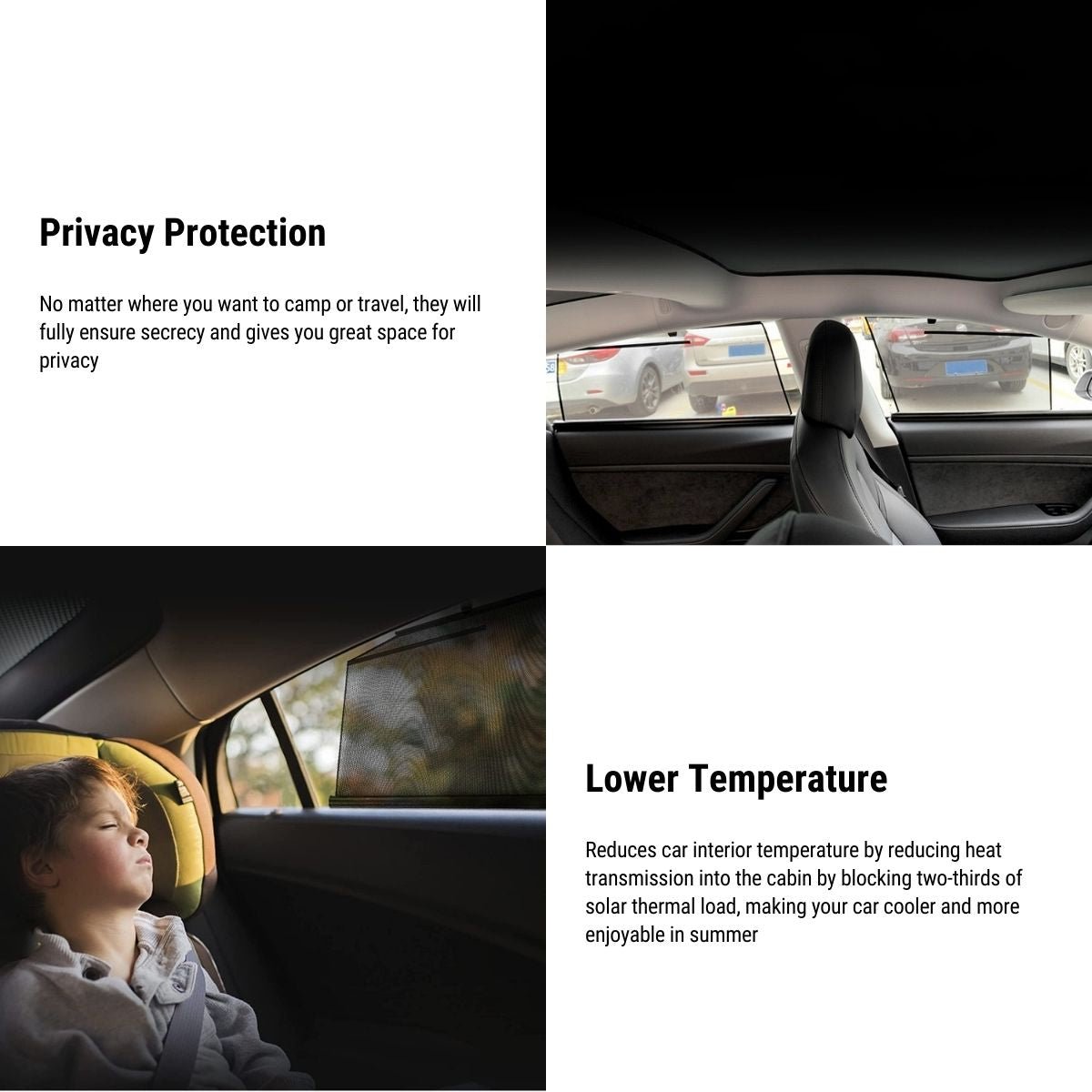 Tesery Window Sunshade for Tesla Model X