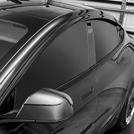 Tesery Window Visor Rain Guards for Model 3 / Y/ YL | 4-Piece Set | 3M Adhesive
