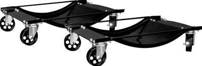 Wheel Dollies Black Pair
