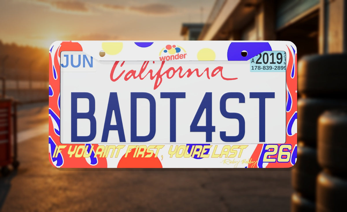 Wonderbread Ricky Bobby  License Plate Frame